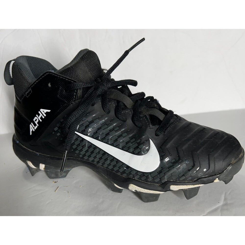 Nike Alpha Soccer Shoes Youth Black Color Size 6